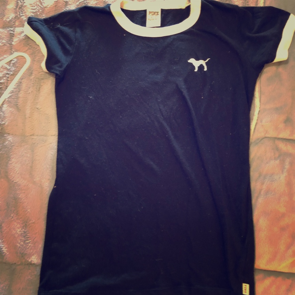 VS Pink Shirt, Black XS